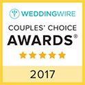 2017 Wedding Wire Bride's Choice Award Winner in 2016